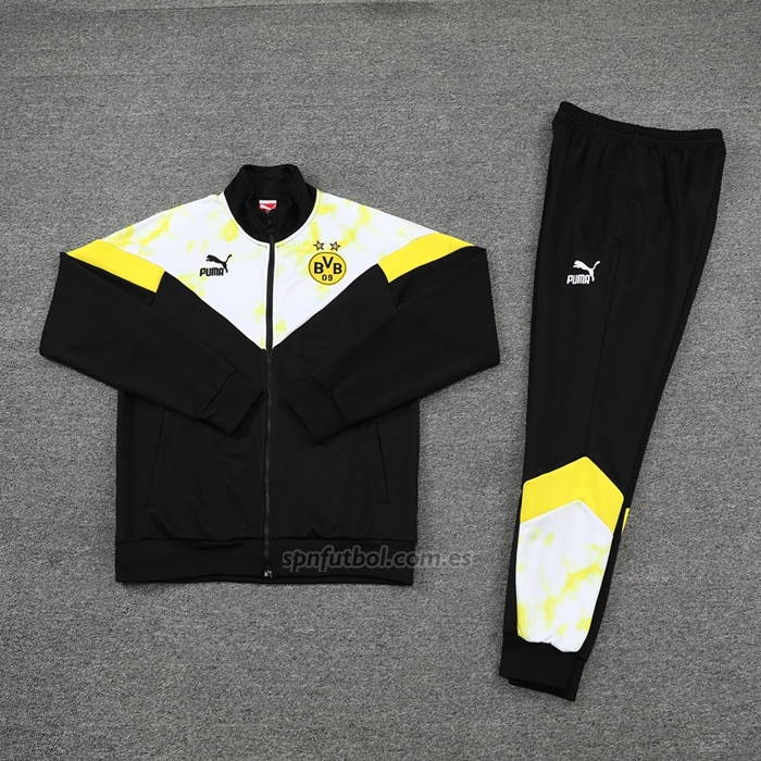 Chandal de Chaqueta del Borussia Dortmund 2022-2023 Negro